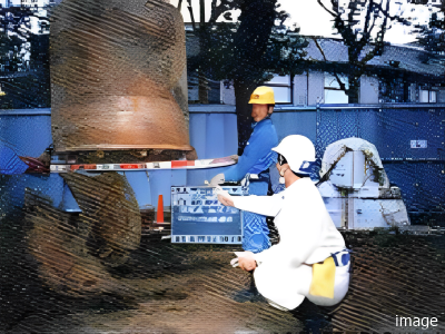 杭の施工状況を確認｜ザ・パークハウス百道